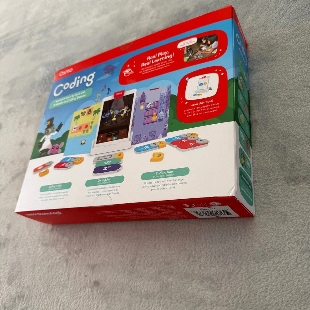 NEW Open Box Osmo Coding Starter Kit for iPad - 3 Games - 31 Blocks - Ages 5-10